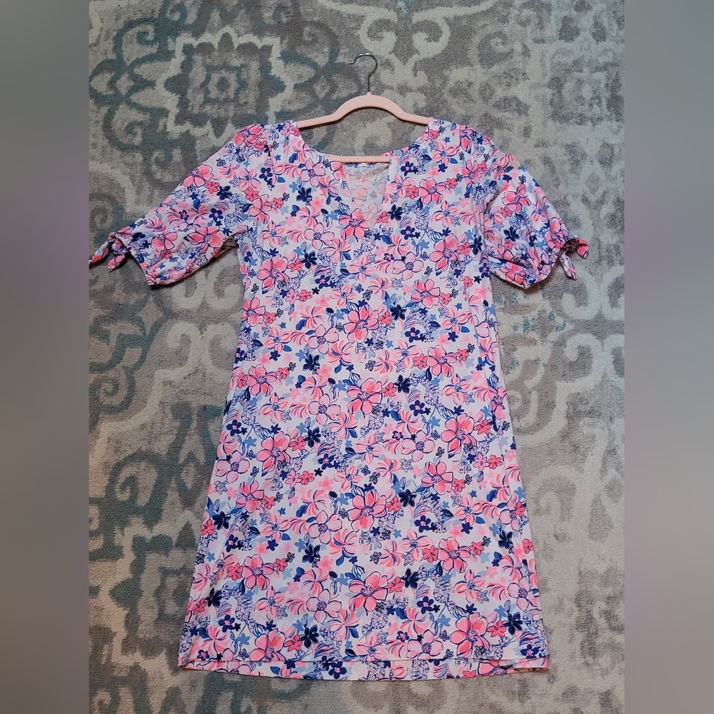 Lilly Pulitzer Easley T-shirt Dress In Resort White Party Like A Lobstar